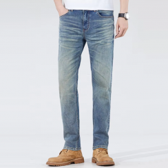 Men's High Quality Comfortable Stretchy Straight Leg Jeans