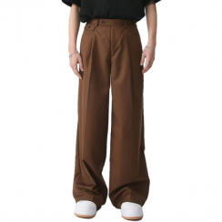 Straight Wide Leg Baggy Loose Men Pants