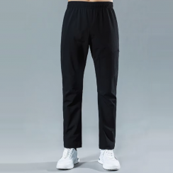 Spring Mens Outdoor Quick Drying Thin Elastic Straight Pant